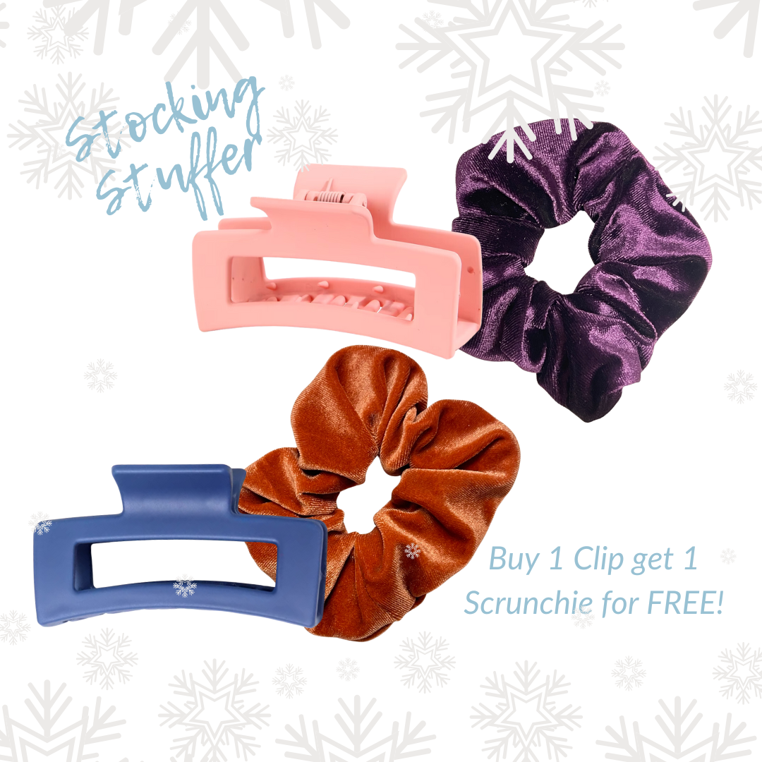 Stocking Stuffer: Clip & Scrunchie Combo