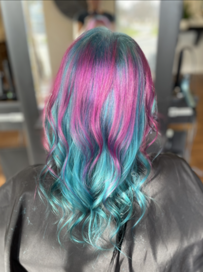 Vivid Hair colour