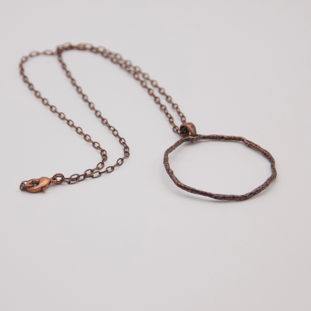 Copper Circle Necklace