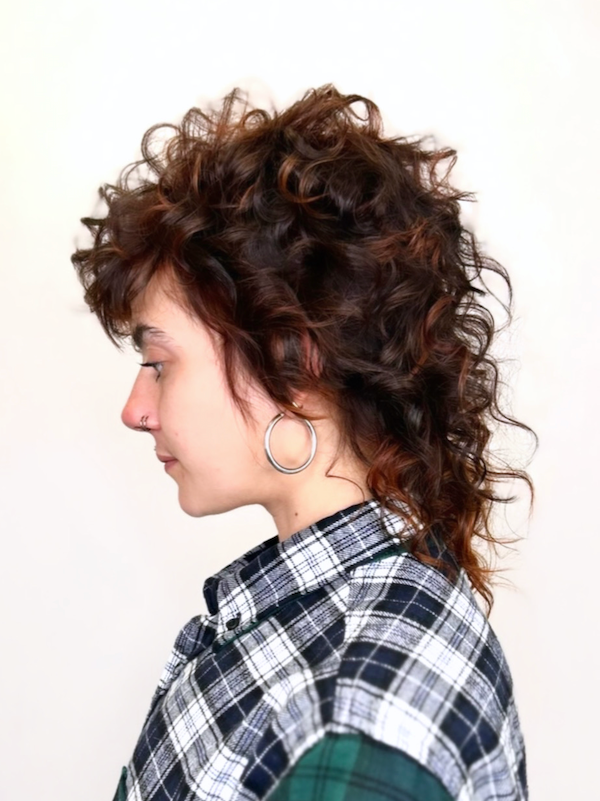 Curl Shag Haircut Woodstock